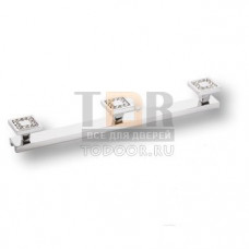 0471-005-3 Крючок трехрожковый, латунь с кристаллами Swarovski, глянцевый хром 0471-005-3 Крючок трехрожковый, латунь с кристаллами Swarovski, глянцевый хром