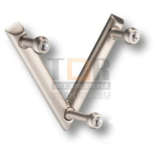 0493-006-V3 SWR Крючок трехрожковый, латунь с кристаллами Swarovski, никель 0493-006-V3 SWR Крючок трехрожковый, латунь с кристаллами Swarovski, никель