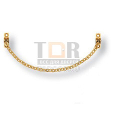 076130L polished brass Цепочка - ограничитель, выполнена из латуни, узкое звено, цвет- золото 297 мм 076130L polished brass Цепочка - ограничитель, выполнена из латуни, узкое звено, цвет- золото 297 мм