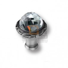 0Z5743.B00.71 Ручка кнопка с кристаллом Swarovski эксклюзивная коллекция, никель