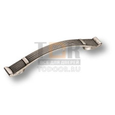 15.182.128.16 Ручка скоба современная классика, античное серебро 128 мм