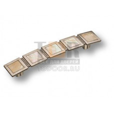 15.183.128 MP 05 16 Ручка скоба эксклюзивная коллекция, античное серебро 128 мм