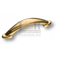 15.272.64.19 Ручка скоба современная классика, глянцевое золото 24K 64 мм