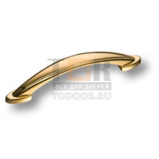 15.272.96.19 Ручка скоба современная классика, глянцевое золото 24K 96 мм