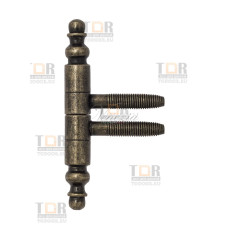 1551LDD.01 Петля ввертная Ø14 с декоративной пешкой античная бронза (38 kg)