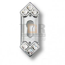 15.608.10.SWA.07 Ключевина декоративная со Swarovski, глянцевый хром 15.608.10.SWA.07 Ключевина декоративная со Swarovski, глянцевый хром