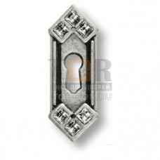 15.608.10.SWA.16 Ключевина декоративная со Swarovski, античное серебро 15.608.10.SWA.16 Ключевина декоративная со Swarovski, античное серебро