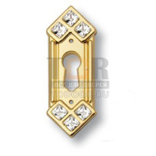 15.608.10.SWA.19 Ключевина декоративная со Swarovski, глянцевое золото 24K 15.608.10.SWA.19 Ключевина декоративная со Swarovski, глянцевое золото 24K