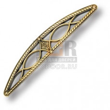 1587-28 ATL Накладка декоративная, в форме короны - цвет античная бронза-oro viejo