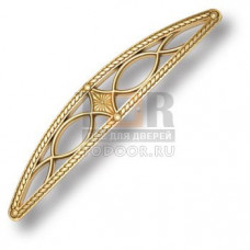 1587-28 ATL Накладка декоративная, в форме короны - цвет глянцевое золото-oro cepillado