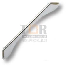 242192MP02 Ручка скоба модерн, глянцевый хром 192 мм