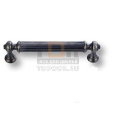 2512-015-96 Ручка скоба, латунь, старое серебро 96 мм