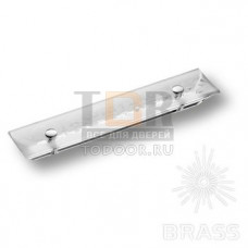 2594-005-96 DESIGN Ручка скоба модерн, пластик глянцевый хром 96 мм
