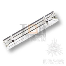 2594-005-96 Ручка скоба модерн, пластик глянцевый хром 96 мм