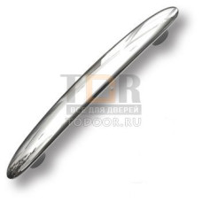 285128MP02 Ручка скоба модерн, глянцевый хром 128 мм