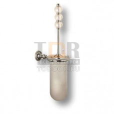 3504-71-005-3 Ёршик, латунь с 3-мя кристаллами Swarovski, цвет - глянцевый хром