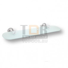3511-71-005 Полка для ванных аксессуаров, латунь с кристаллами Swarovski, цвет - глянцевый хром