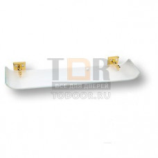 3511-72-003 Полка для ванных аксессуаров, латунь с кристаллами Swarovski, цвет - глянцевое золото