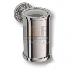 3515-78-005 Держатель для зубных щеток, латунь с кристаллами Swarovski, цвет - глянцевый хром