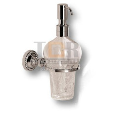 3517-71-005 Дозатор для мыла, латунь с кристаллами Swarovski, цвет - глянцевый хром