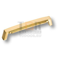 4215 0128 GLB Ручка скоба современная классика, матовое золото 128 мм