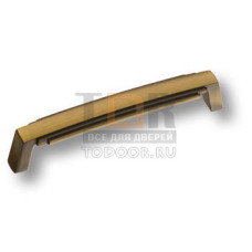 4215 0128 MAB Ручка скоба современная классика, старая бронза 128 мм