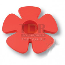 435025ST09 Ручка кнопка детская, цветок красный