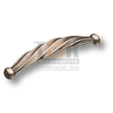 4405 0128 OSM Ручка скоба современная классика, старое серебро 128 мм