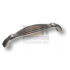 4485 0128 OSM Ручка скоба современная классика, старое серебро 128 мм