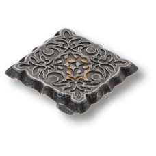 477025MP14 Ручка кнопка современная классика, старое серебро