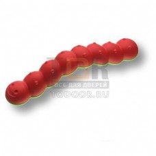 481128ST09/ST06 Ручка скоба, красная гусеница
