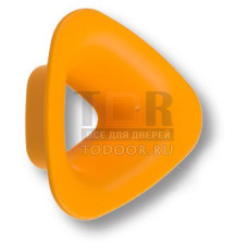 491032ST07 Ручка кнопка детская, треугольник желтый 32 мм