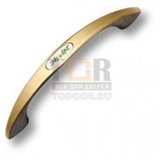 55615 Ручка скоба современная классика, античная бронза 96 мм