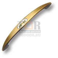 55815 Ручка скоба современная классика, античная бронза 128 мм
