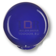 626AZ2 Ручка кнопка детская коллекция , выполнена в форме шара, цвет синий глянцевый