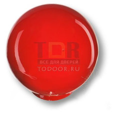 626RJ2 Ручка кнопка детская коллекция , выполнена в форме шара, цвет красный глянцевый