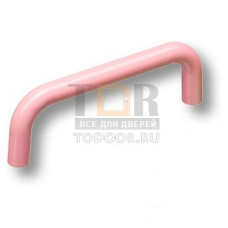 627RS Ручка скоба детская коллекция, цвет розовый глянцевый 96 мм