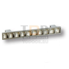 7162.0096.026 Ручка скоба с кристаллами Swarovski эксклюзивная коллекция, глянцевый хром 96 мм