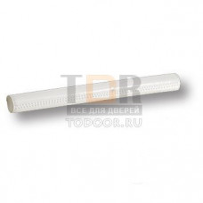 7524.0128.021.082 Ручка рейлинг эксклюзивная коллекция, белая глянцевая кожа 128 мм