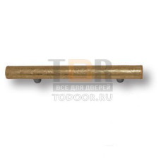 7524.0128.021.174 Ручка рейлинг эксклюзивная коллекция, золотая кожа с растительным орнаментом