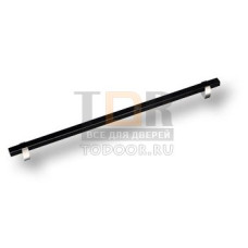 765-320-Chrome-Black Ручка скоба, глянцевый хром с чёрной вставкой 320 мм