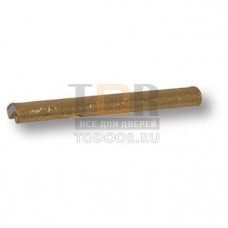 7693.0168.071.174 Ручка скоба эксклюзивная коллекция, золотая кожа с растительным орнаментом