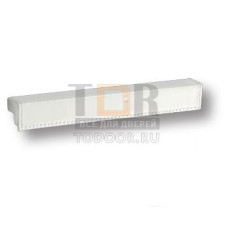 7783.0168.071.082 Ручка скоба эксклюзивная коллекция, белая глянцевая кожа 64 мм