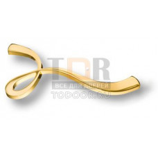 8147R 0160 GL Ручка скоба модерн, глянцевое золото 160 мм