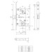 B01101.50.23 Замок межкомнатный (тех. упак.) под ключ буратино AGB MEDIANA EVOLUTION (мат.золото) B01101.50.23 Замок межкомнатный (тех. упак.) под ключ буратино AGB MEDIANA EVOLUTION (мат.золото)