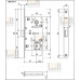 B01102.50.03 Замок межкомнатный (тех. упак.) WC AGB MEDIANA EVOLUTION (золото) B01102.50.03 Замок межкомнатный (тех. упак.) WC AGB MEDIANA EVOLUTION (золото)