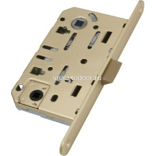 B01102.50.23 Замок межкомнатный (тех. упак.) WC AGB MEDIANA EVOLUTION (мат. золото)