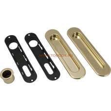 B01927.00.10 Комплект ручек KIT F для раздвижных дверей (золото)