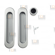 B01927.00.32 Комплект ручек KIT F для раздвижных дверей (матовый хром)
