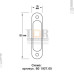 B01927.00.32 Комплект ручек KIT F для раздвижных дверей (матовый хром) B01927.00.32 Комплект ручек KIT F для раздвижных дверей (матовый хром)